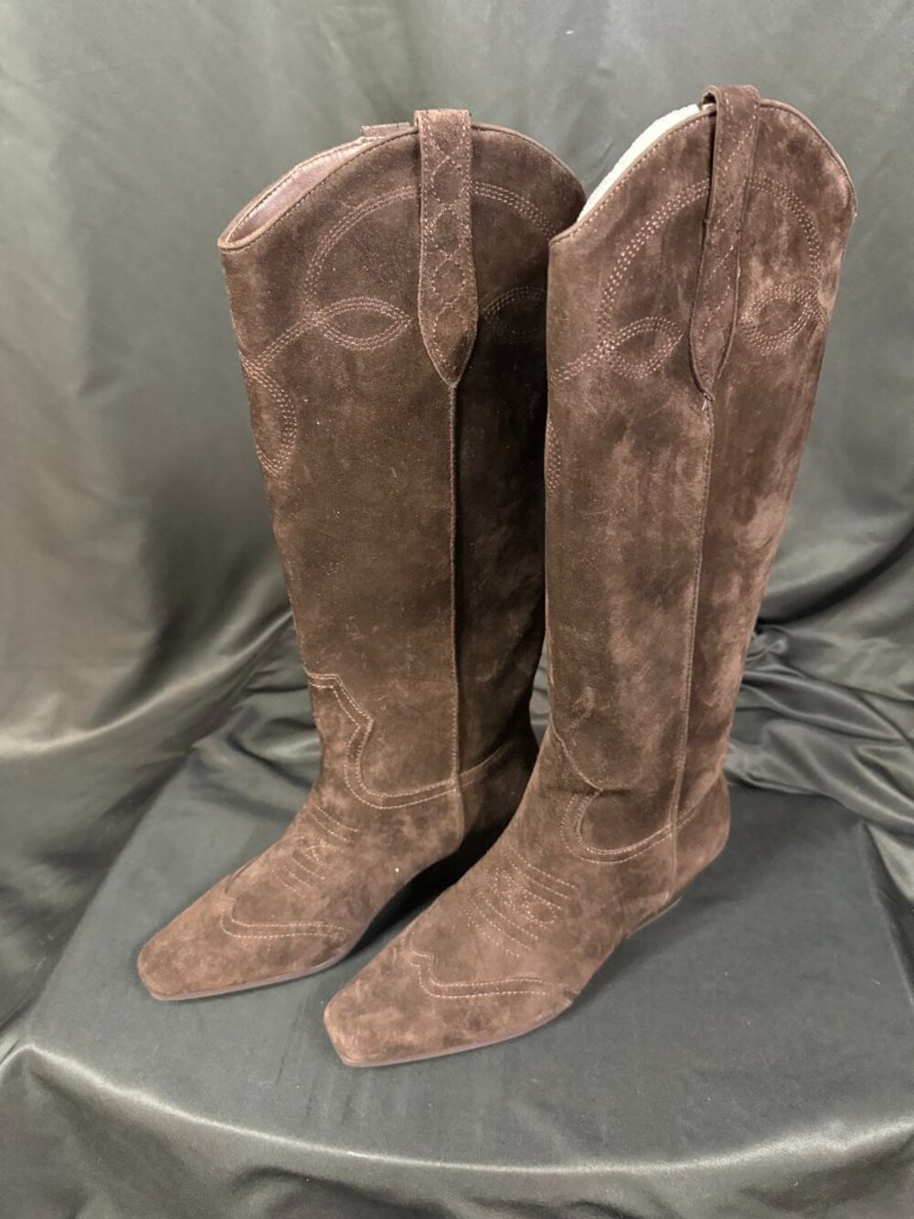 Steve Madden Brown Suede Knee-High Boots